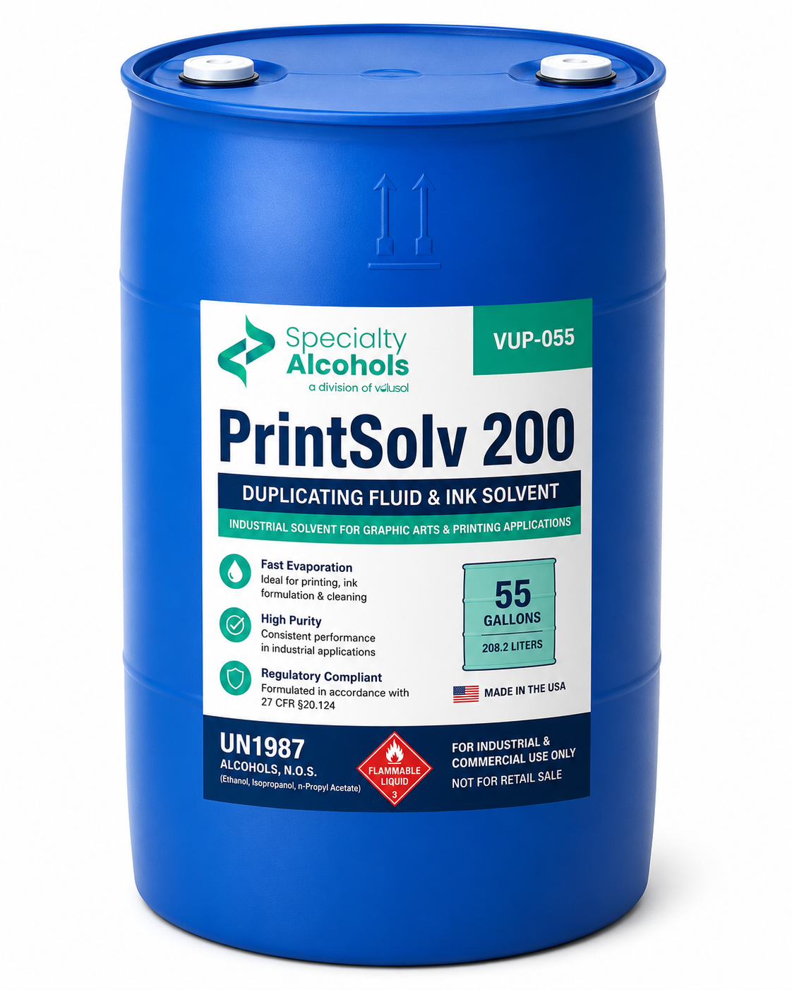 PrintSolv 200 – Duplicating Fluid & Ink Solvent